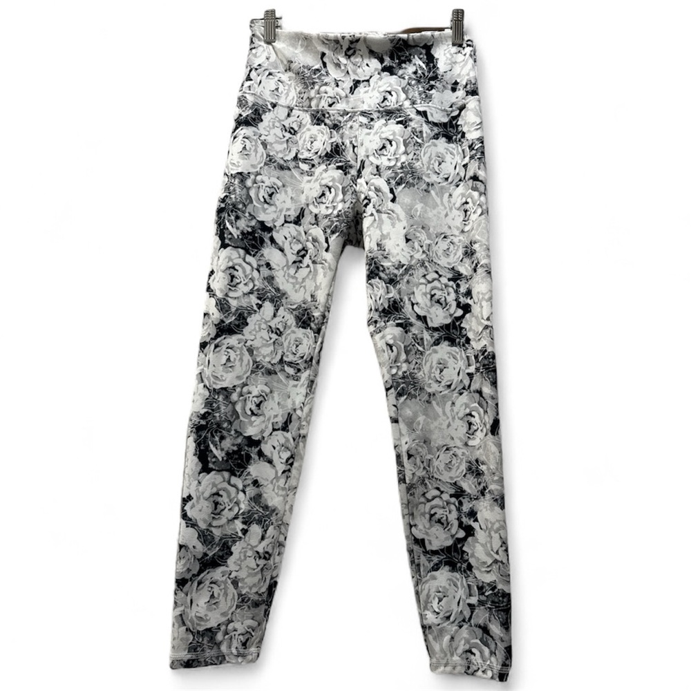 Balance Collection Floral Black and White Leggings